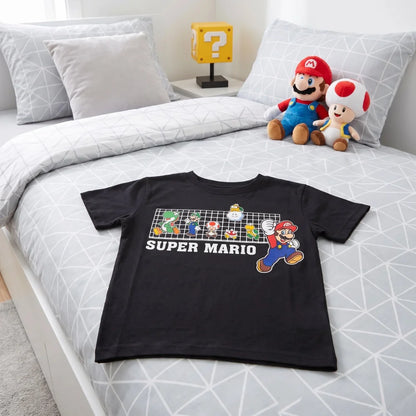 Super Mario Kinder T-Shirt Kurzarm Shirt Gr.98 Luigi Cooper Toady Bowser - WS-Trend.de