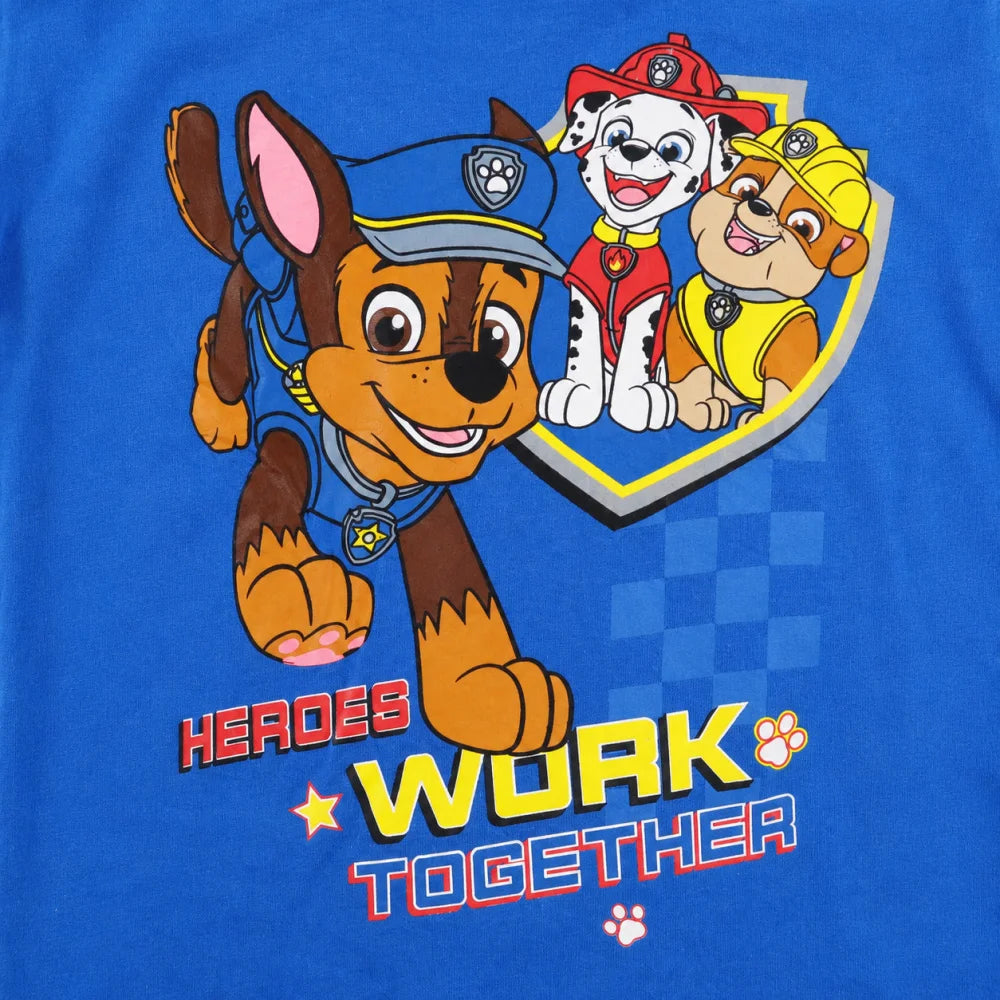 Paw Patrol Kinder Jungen langarm Shirt Gr. 98-128 Chase Marshall Rubble - WS-Trend.de