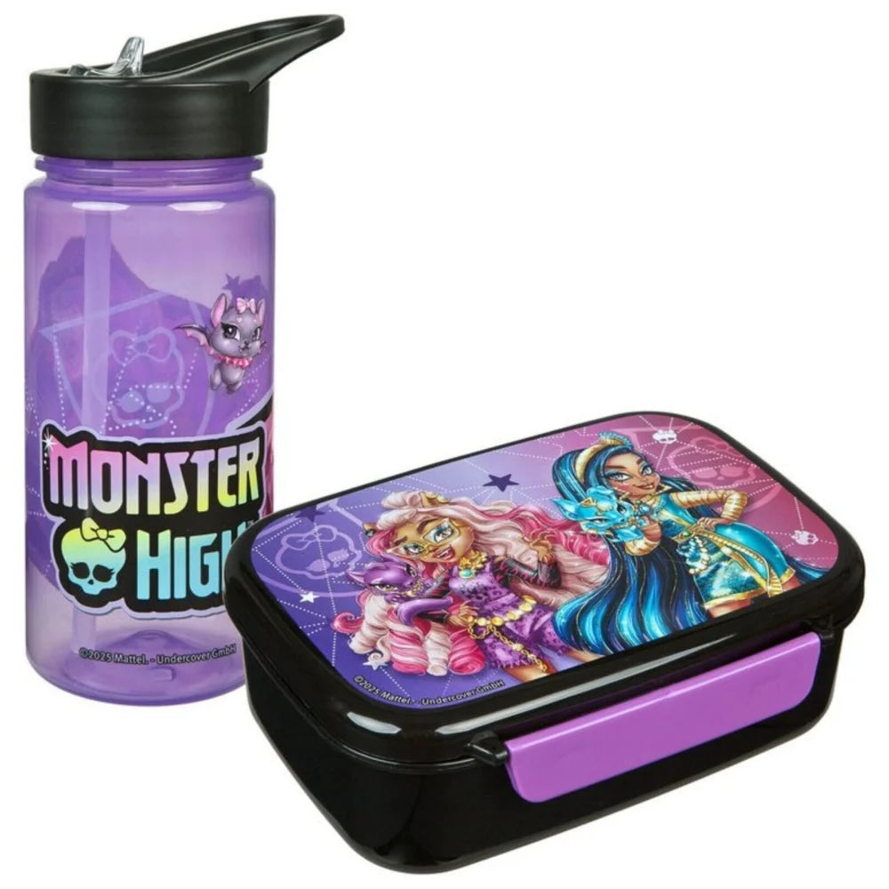 Monster High girls 2 tlg Lunch Set Brotdose Trinkflasche 500 ml Geschenk - WS-Trend.de