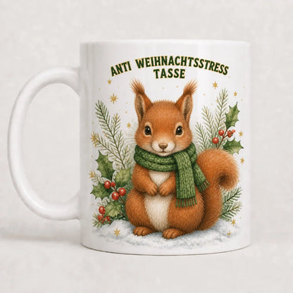 Anti Weihnachtsstress Tasse Weihnachten – Tiere Aquarell - WS-Trend.de