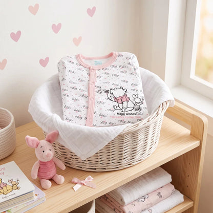 Disney Winnie der Pooh Ferkel Baby Strampler Einteiler Gr. 86 Baumwolle - WS-Trend.de