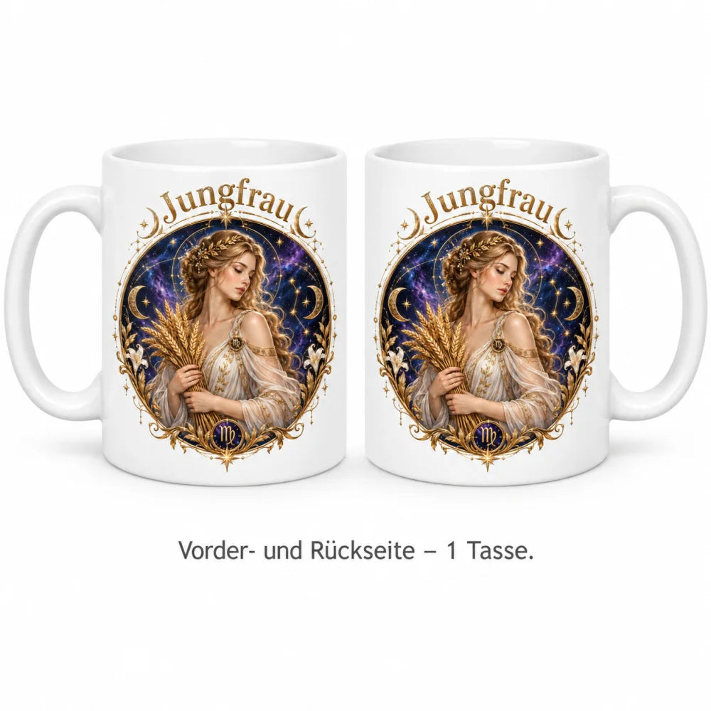 WS-Trend Sternzeichen Tasse Jungfrau mystisch Keramik 330 ml Geschenk - WS-Trend.de