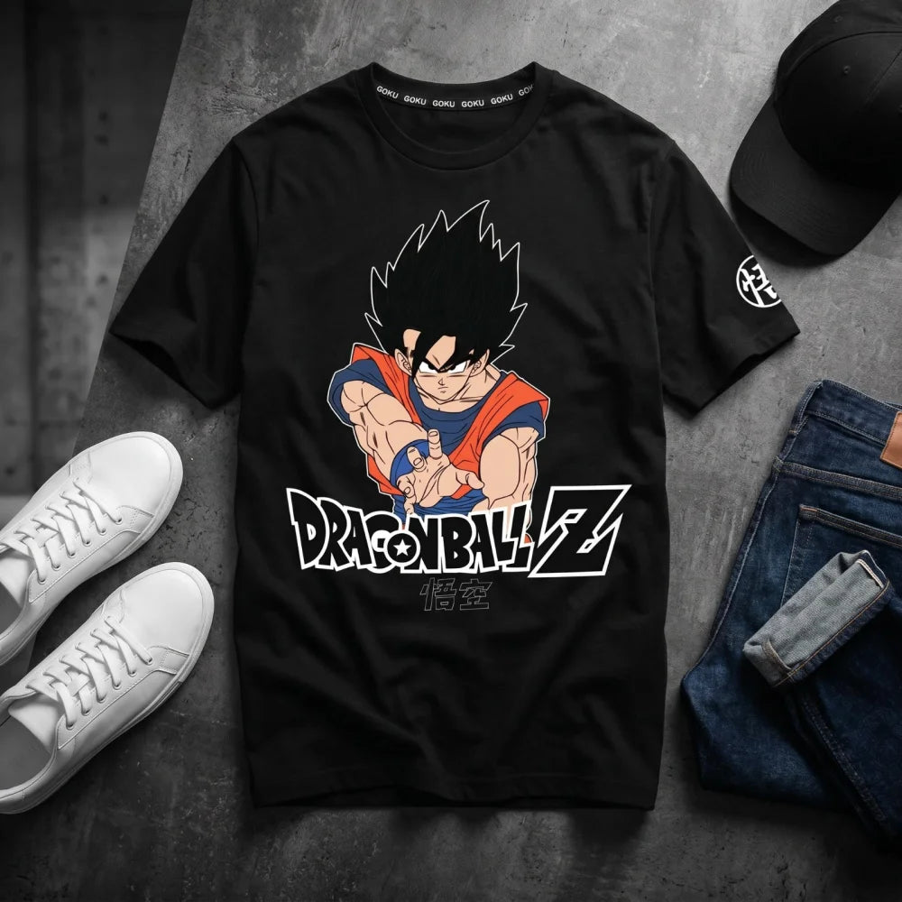 Dragon Ball Z Goku Herren kurzarm Shirt T-Shirt 100% Baumwolle M-XXL - WS-Trend.de