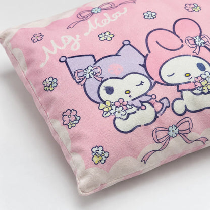 Kuromi und My Melody Wendekissen Polyester Rosa 40x40 cm - WS-Trend.de