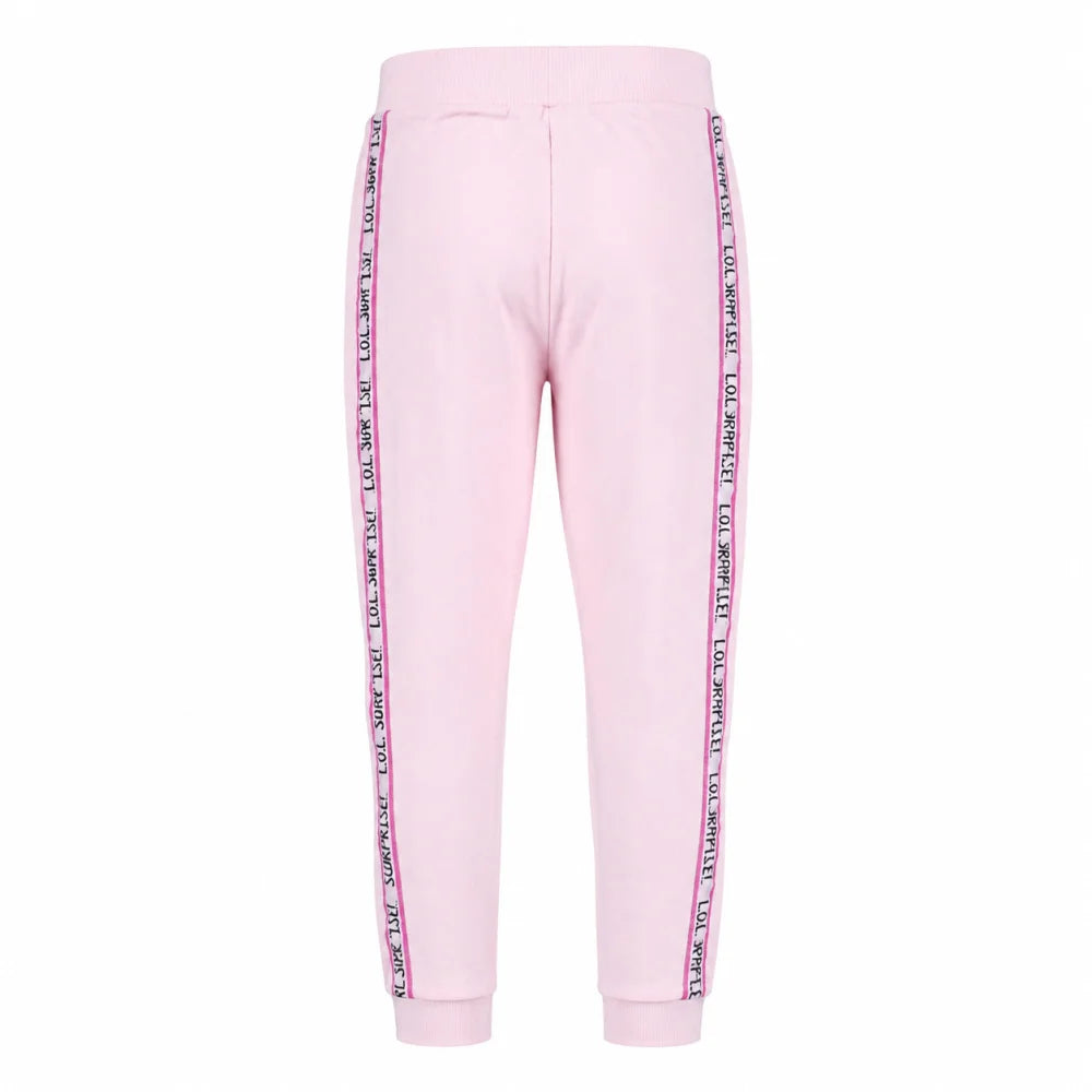 LOL Surprise Kinder Jogginghose Hose Freizeithose Mädchen Grau Rosa Gr. 104-110 - WS-Trend.de
