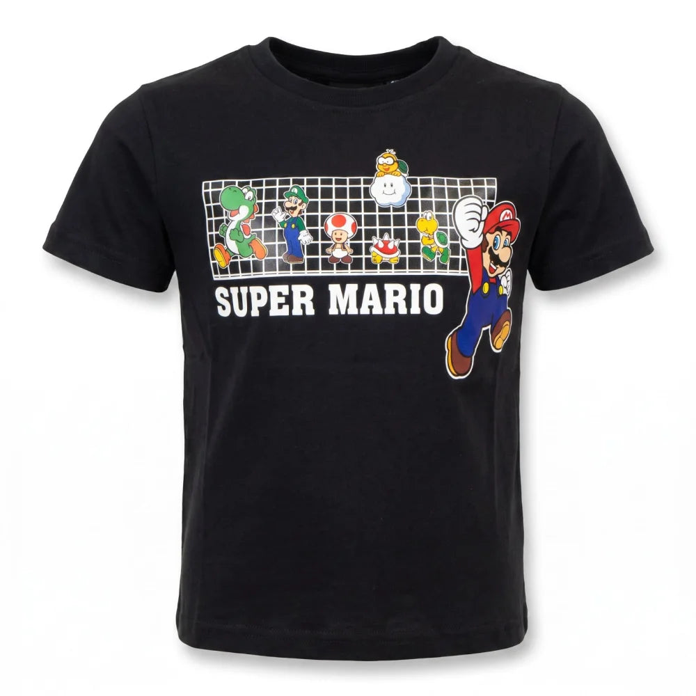 Super Mario Kinder T-Shirt Kurzarm Shirt Gr.98 Luigi Cooper Toady Bowser - WS-Trend.de