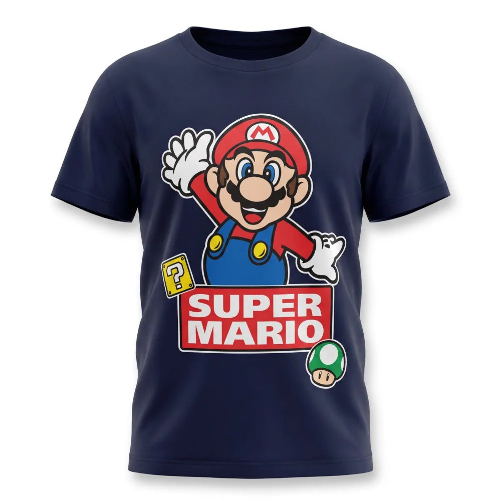 Super Mario Kinder T-Shirt Kurzarm Shirt Gr.98 Luigi Cooper Toady Bowser - WS-Trend.de