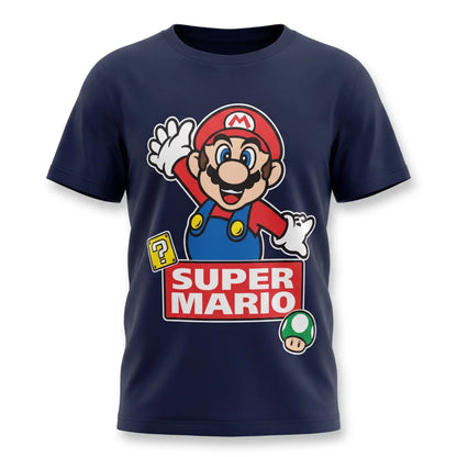 Super Mario Kinder T-Shirt Kurzarm Shirt Gr.98 Luigi Cooper Toady Bowser - WS-Trend.de
