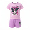 Hello Kitty Kuromi Kinder Mädchen Schlafanzug Pyjama Shirt Shorts Gr. 98-128