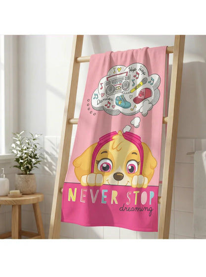 Paw Patrol Skye Mädchen Mikrofaser Strandtuch Badetuch XL 70x140 cm - WS-Trend.de