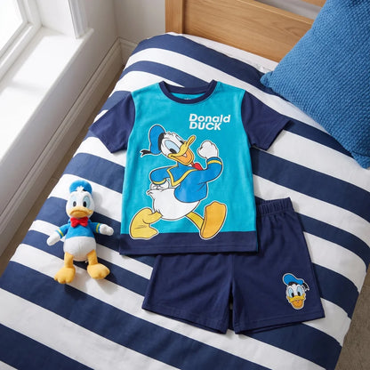 Print-Shirt Disney Donald Duck Kinder Jungen Sommerset Shorts plus T-Shirt - WS-Trend.de