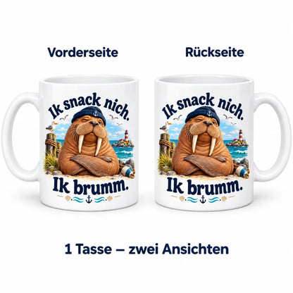 WS-Trend Walross Tasse mit lustigem Spruch Keramik 330 ml Geschenkidee - WS-Trend.de