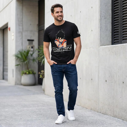Dragon Ball Z Goku Herren kurzarm Shirt T-Shirt 100% Baumwolle M-XXL - WS-Trend.de