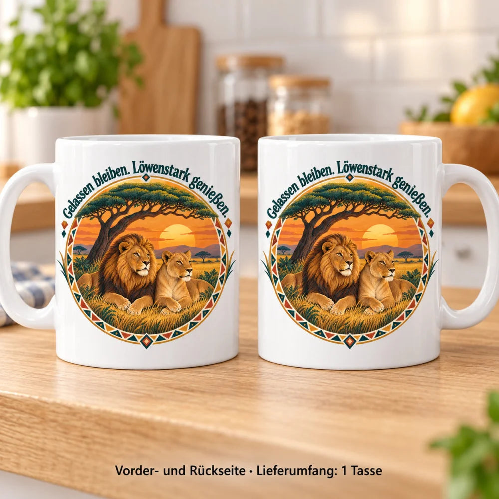 WS-Trend Afrika Tasse Keramik 330 ml mit Spruch 10 Motive als Geschenk - WS-Trend.de