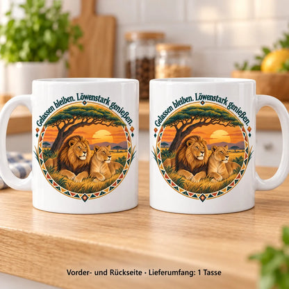 WS-Trend Afrika Tasse Keramik 330 ml mit Spruch 10 Motive als Geschenk - WS-Trend.de