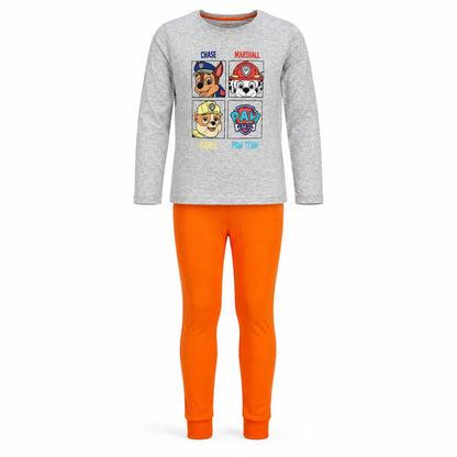 Paw Patrol Kinder Jungen langarm Schlafanzug Pyjama 100% Baumwolle Gr. 110-128 - WS-Trend.de