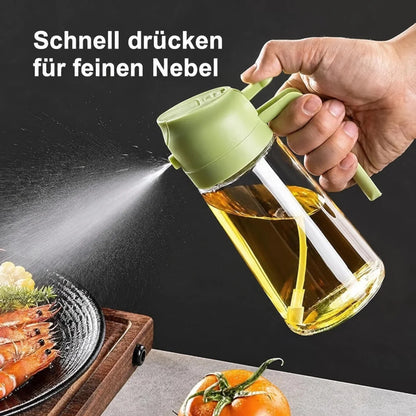 2-in-1-Ölspender und Ölsprüher Ölspenderflasche für Küchenspray 470 ml - WS-Trend.de