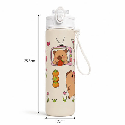 Capibara Capybara Sportflasche Wasserflasche Trinkflasche Flasche 800 ml - WS-Trend.de