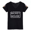 Print-Shirt Disney Disney Mickey Maus Damen kurzarm Shirt T-Shirt Gr. S-XL 100% Baumwolle