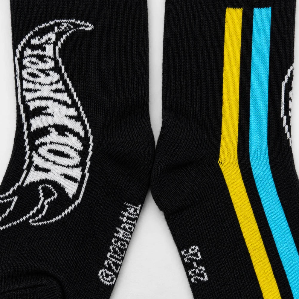 Hot Wheels Kindersocken 2 Paar Rot/Schwarz Größen 23–34 - WS-Trend.de