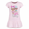 LOL Surprise Kinder Sommerkleid Kleid kurz Rosa Pink 100% Baumwolle Kurzarm