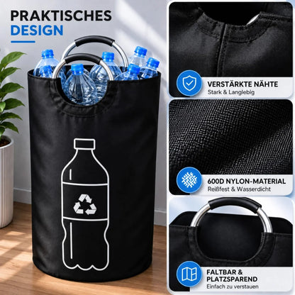 Müllsackständer Pfandflaschen Sammelbehälter Groß Aufbewahrung Softgrip 85 L - WS-Trend.de
