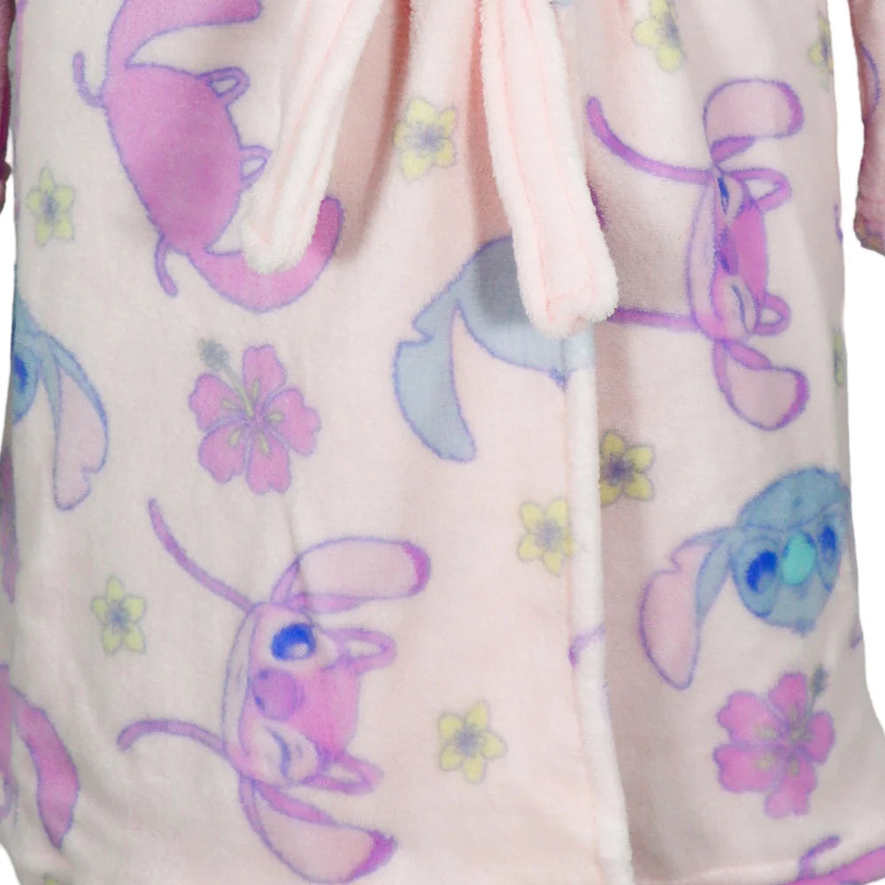 Disney Lilo und Stitch Kinder Coral Bademantel mit Kapuze Gr. 98 - 104 - WS-Trend.de