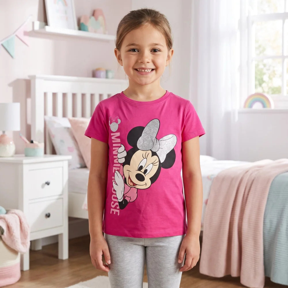 Disney Minnie Maus Mädchen Kinder kurzarm Shirt Gr 110-116 - WS-Trend.de
