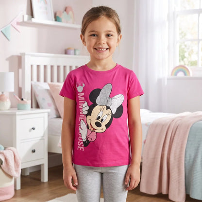 Disney Minnie Maus Mädchen Kinder kurzarm Shirt Gr 110-116 - WS-Trend.de