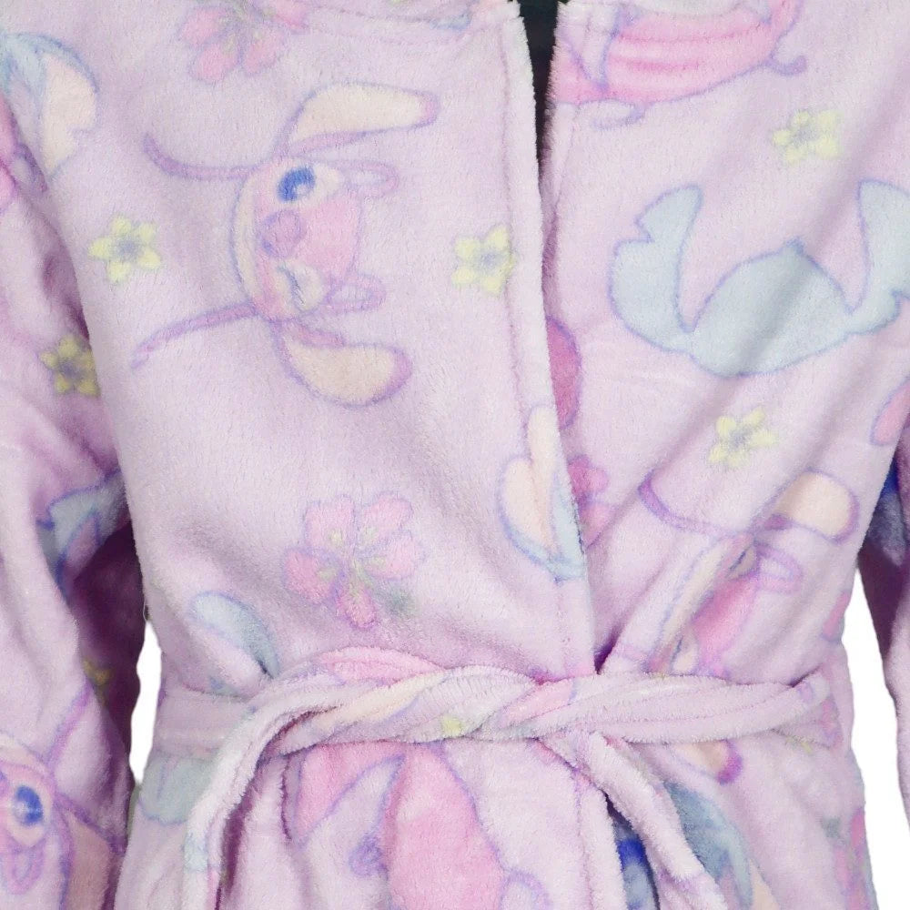 Disney Lilo und Stitch Kinder Coral Bademantel mit Kapuze Gr. 98 - 104 - WS-Trend.de