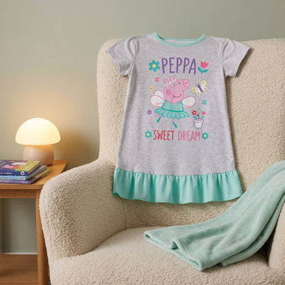 Peppa Wutz Kinder Mädchen Schlafshirt Schlafoberteil Gr. 92-116 - WS-Trend.de