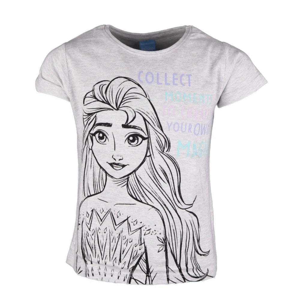 Disney Eiskönigin T-Shirt Kinder Mädchen Top Elsa Gr. 104 - 134 - WS-Trend.de