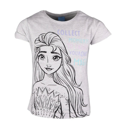 Disney Eiskönigin T-Shirt Kinder Mädchen Top Elsa Gr. 104 - 134 - WS-Trend.de