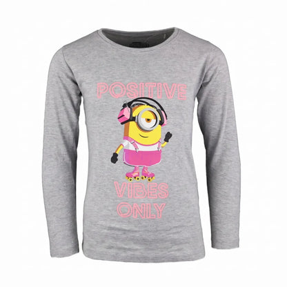 Minions T-Shirt Langarm Kinder Mädchen Shirt Gr. 104 - WS-Trend.de