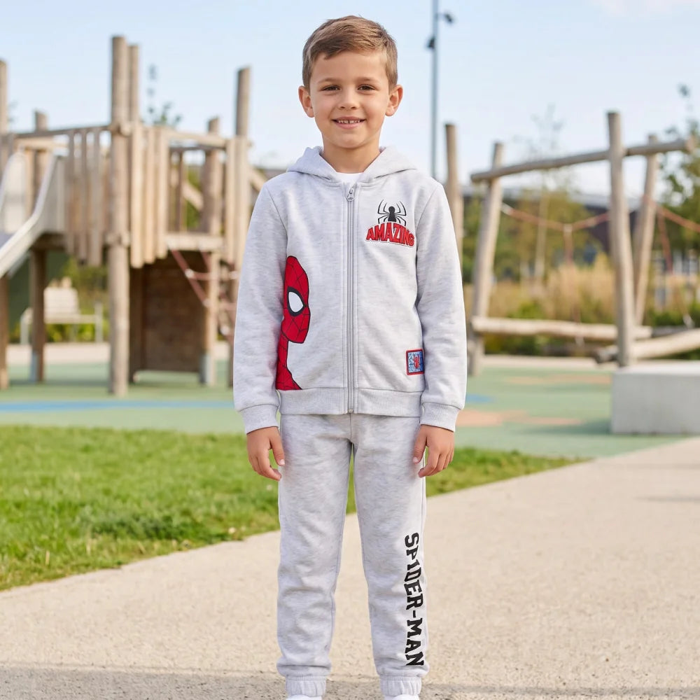 Marvel Spiderman Jogginganzug Sporthose Hose Jacke Gr. 98-128 - WS-Trend.de
