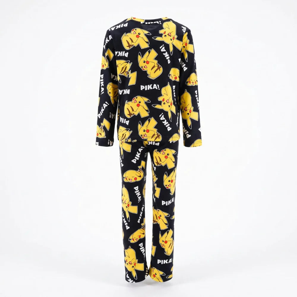 Pokemon Pikachu Kinder Jungen langarm Pyjama Schlafanzug Shirt Hose - WS-Trend.de
