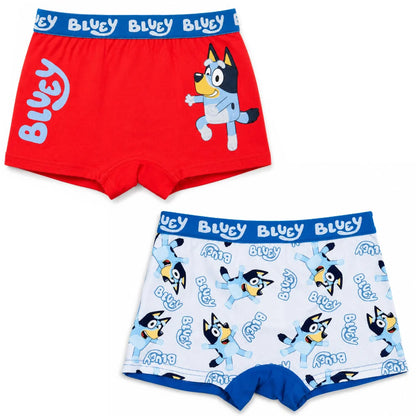 Bluey Jungen Boxershorts Unterhosen 2er-Pack Gr. 104–116 Baumwolle - WS-Trend.de
