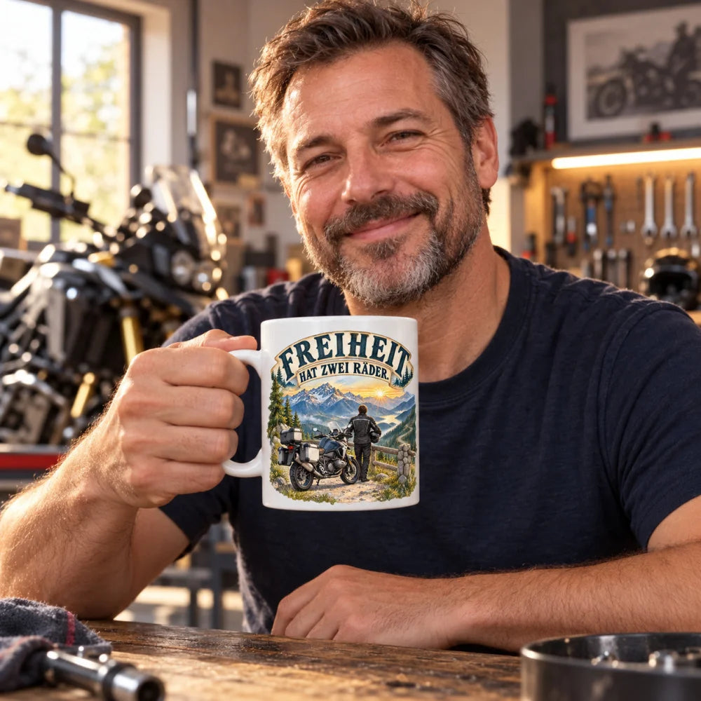 WS-Trend Biker Tasse Keramik 330 ml Spruch Motorrad 10 Motive zur Wahl - WS-Trend.de