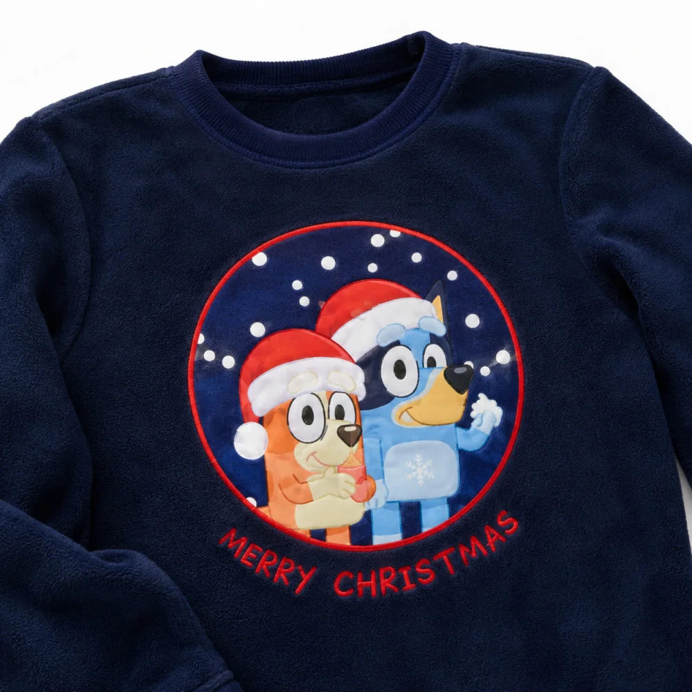 Bluey Bingo Kinder Polar Fleece Pyjama Schlafanzug Pulli Hose - WS-Trend.de