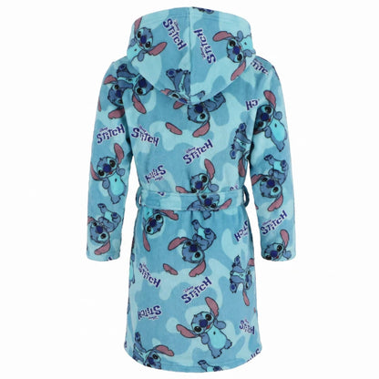Disney Lilo und Stitch Kinder Mädchen Fleece Bademantel mit Kapuze Gr. 98 - 104 - WS-Trend.de