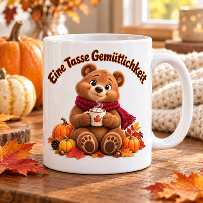WS-Trend Herbst Tasse Bär mit Spruch Keramik 330 ml - WS-Trend.de