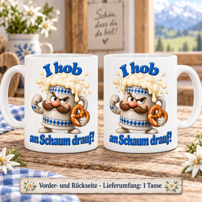 WS-Trend Bierkrug Tasse bayerischer Spruch Keramik 330 ml Geschenkidee - WS-Trend.de