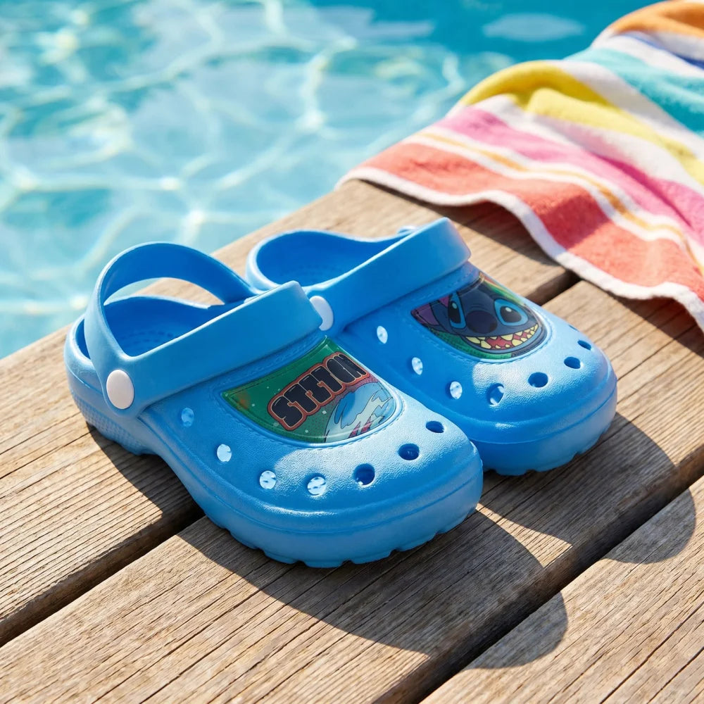 Disney Lilo und Stitch Kinder Clogs - Badeschuhe Latschen Hausschuhe Gr. 24-27 - WS-Trend.de