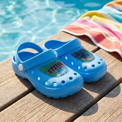 Disney Lilo und Stitch Kinder Clogs - Badeschuhe Latschen Hausschuhe Gr. 24-27 - WS-Trend.de