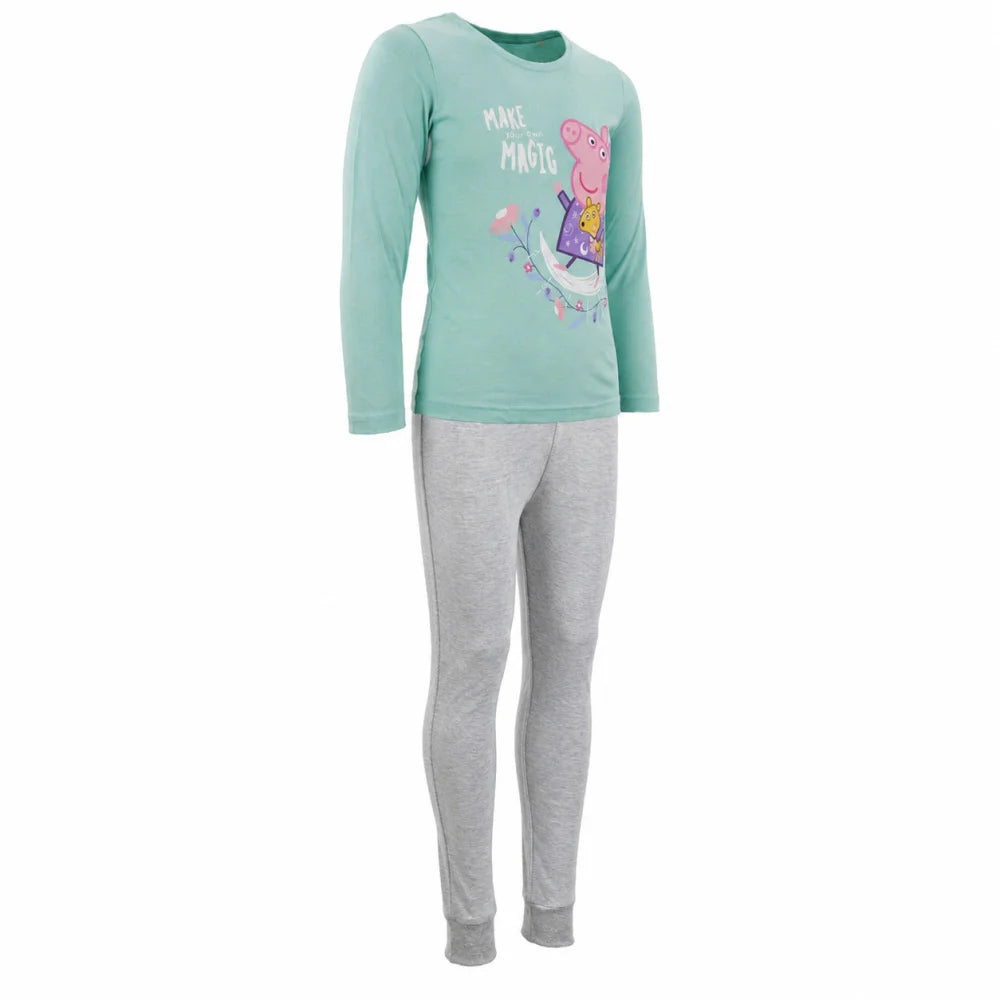 Peppa Wutz Pig Kinder Mädchen Schlafanzug Pyjama Gr. 92 bis 116 - WS-Trend.de
