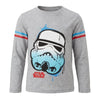 Print-Shirt Disney Star Wars Storm Trooper Kinder Jungen langarm Shirt Gr. 110-140