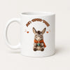 Anti-Stress-Tasse Esel 325 ml Keramik Kaffeebecher Geschenk
