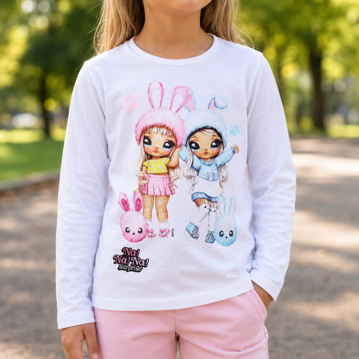 Print-Shirt Na!Na!Na! Surprise NA!Na! Surprise Girls Kinder Mädchen Langarmshirt Shirt 100% Baumwolle