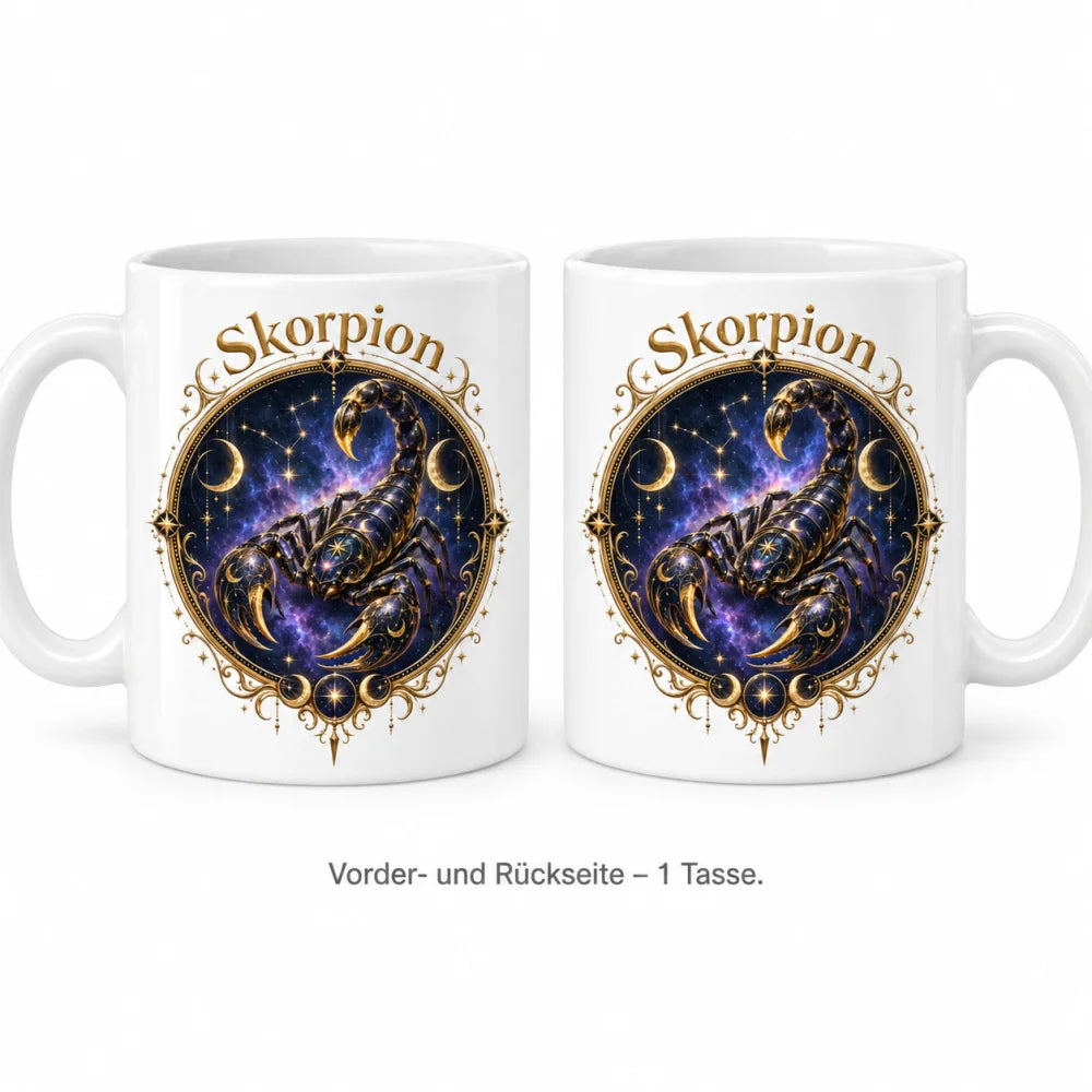 WS-Trend Sternzeichen Tasse Skorpion mystisch Keramik 330 ml Geschenk - WS-Trend.de