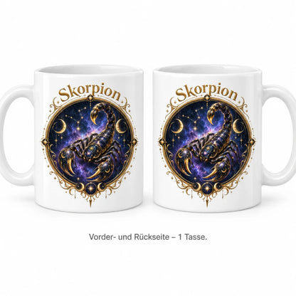 WS-Trend Sternzeichen Tasse Skorpion mystisch Keramik 330 ml Geschenk - WS-Trend.de